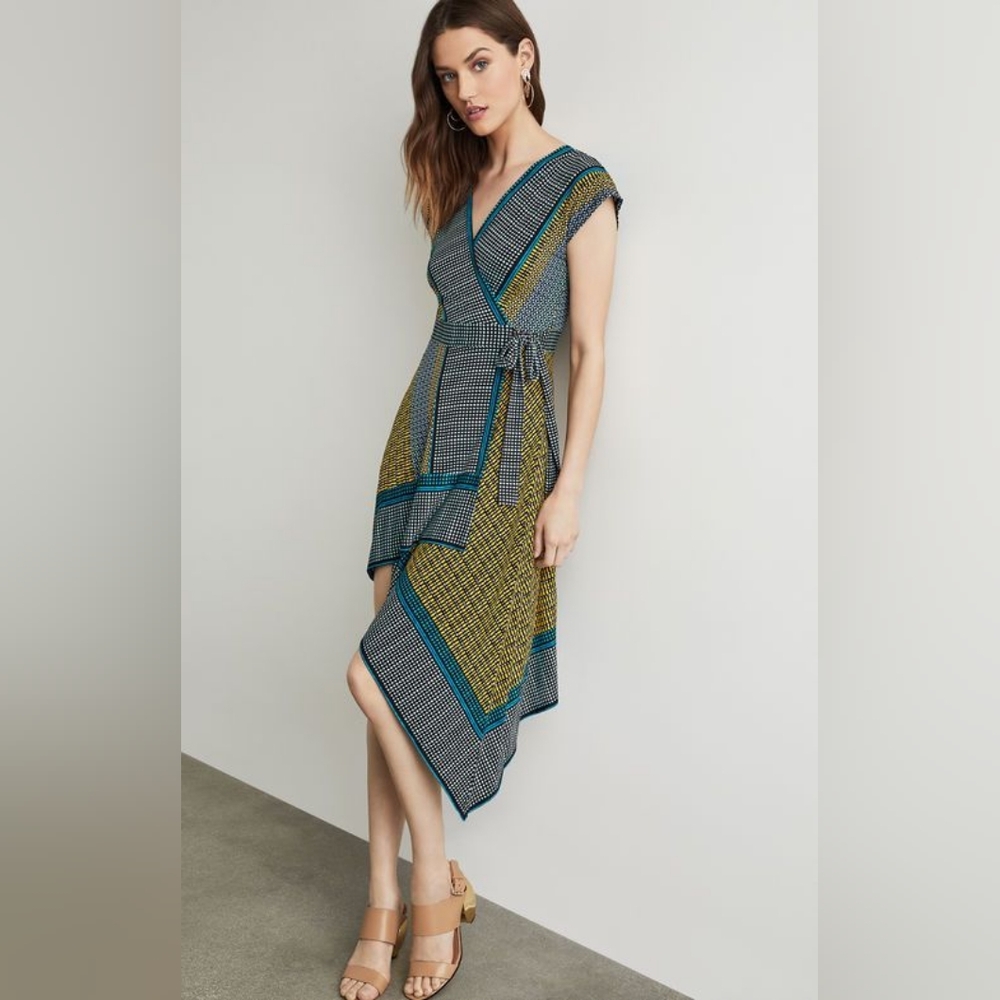BCBG wrap dress woman's Asymmetrical